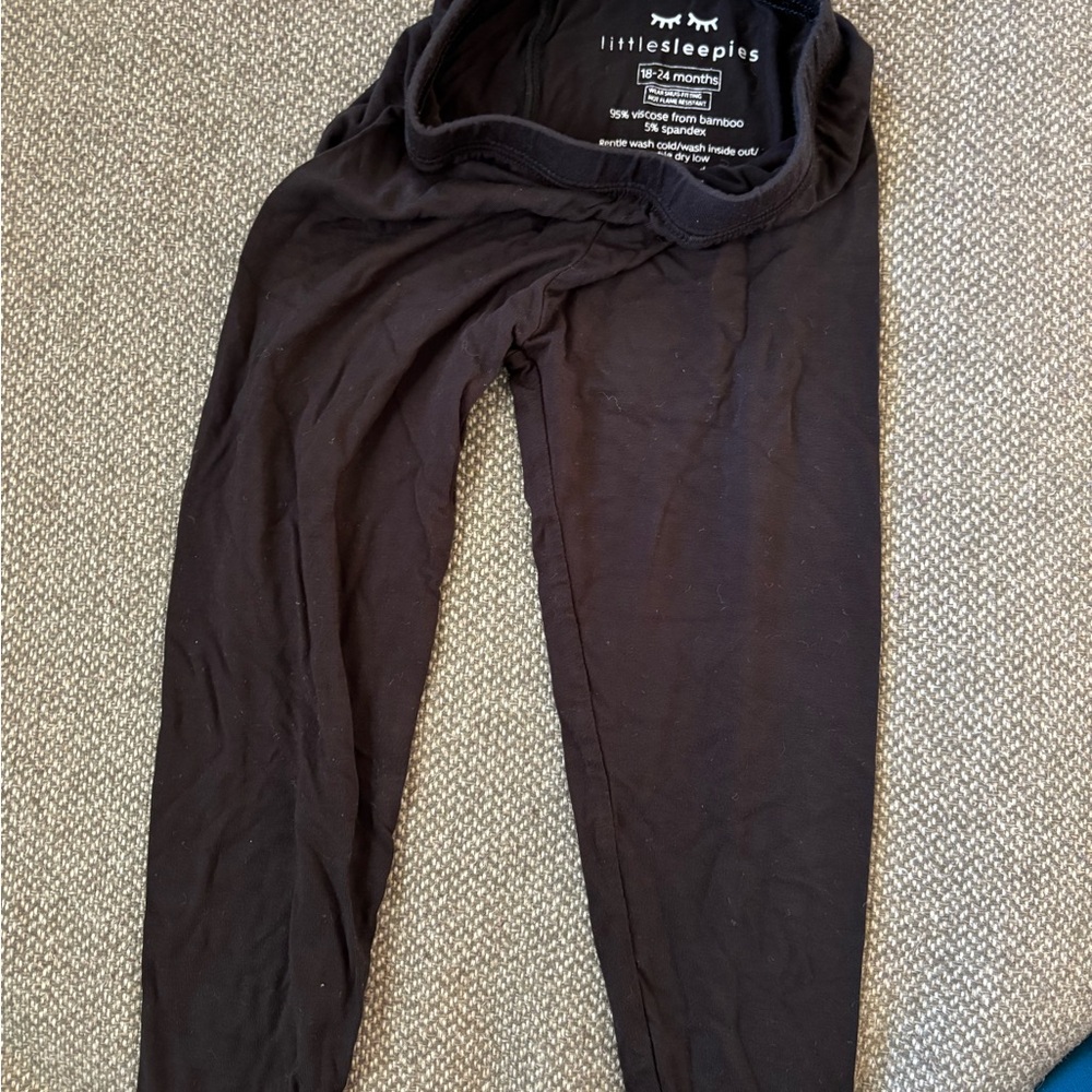 Little Sleepies Black Men's Pants